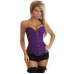 Corset - Sequin Burlesque (R or Pu)